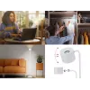 Beper P201UTP305 candeeiro LED recarregável de altura ajustável, de chão e para montagem na parede, 2,3 W, regulável, branco