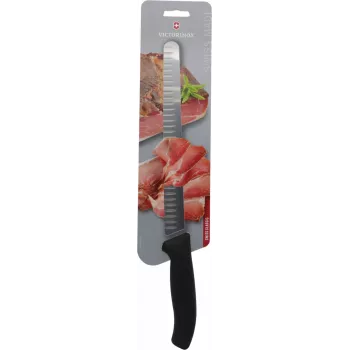 Faca de presunto Victorinox Swiss Classic 25 cm V-6.82 23.25B — lâmina de aço inoxidável, cabo rebitado
