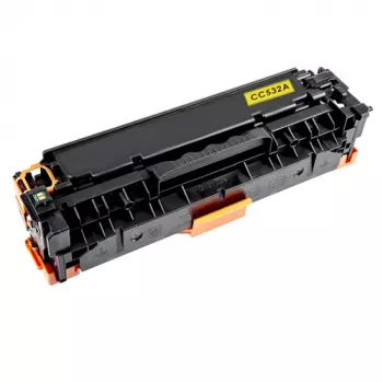 Tinteiro HP CC532A, CE412A, CF382A, UNV, amarelo