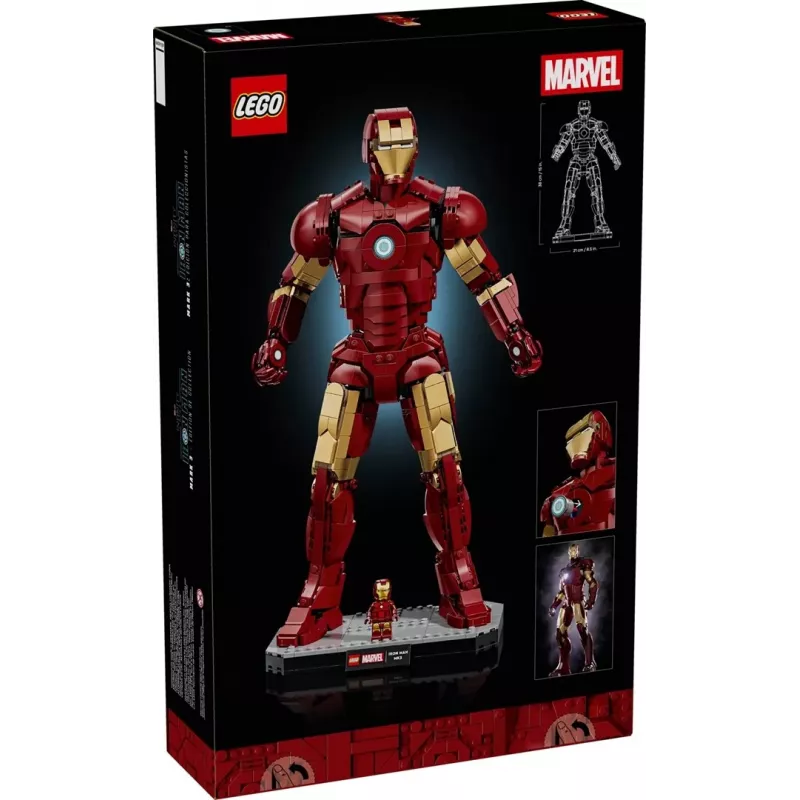 LEGO MARVEL 76344 Iron Man Mark 3 — Edição de colecionador
