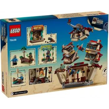 Conjunto LEGO One Piece Arlong Park 75638 – 926 peças, 5 minifiguras, recomendado a partir dos 9 anos, cenário detalhado