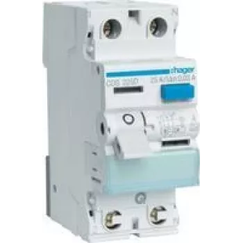 CDS225D Interruptor diferencial 2 polos 6kA 25A 30mA Tipo A QC (CDS225D)