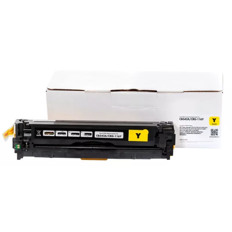 Compatível Static-Control Hewlett-Packard CB542A/CE322A/CF212A/ Canon CRG716, amarelo, 1800 pág. IP Saf