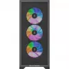 Caixa de PC Silentware Core 100 A-RGB preta — modelo CORE100Schwarz, iluminação A-RGB, formato Mid-Tower
