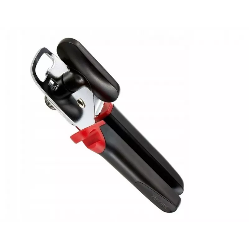 Tefal Ingenio K20705 abridor multiusos, abre-latas, aço inoxidável, preto/vermelho