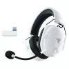 Headset Razer BlackShark V2 Pro para PlayStation sem fios arco de cabeça gaming USB Type-C Bluetooth branco