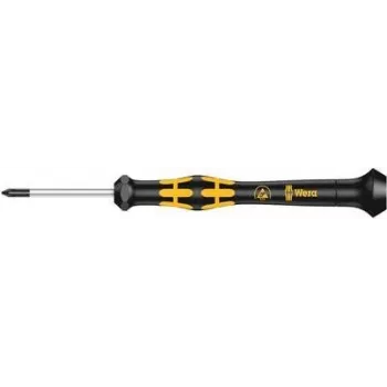 Chave de fendas Phillips ESD Wera 1550 PH Kraftform Micro PH 0 comprimento da lâmina: 40 mm não especificado (05030119001)