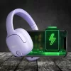 Auscultadores MANTA HDP1001PU Rytmo Elegance roxo over-ear com fios, modelo HDP1001PU