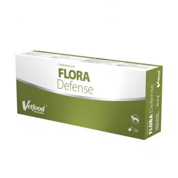 VETFOOD Flora Defense - suplemento alimentar para cães - 60 unid.