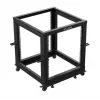 Caixa rack LANBERG Open Rack OR01-6112-B 12U 600x600 ajustável preto