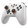 Comando gaming sem fios GameSir T4n Lite branco compatível com Bluetooth, sem fios, recarregável