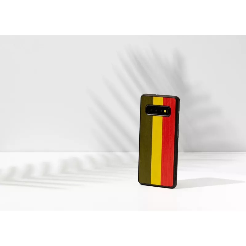 Capa para smartphone Man and Wood para Galaxy S10 Plus — Reggae preto capa protetora