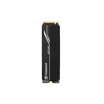 Unidade SSD Transcend 1 TB M.2 2280 PCIe Gen4x4 NVMe com DRAM e dissipador de calor metálico