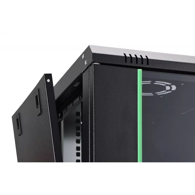 Armário para montagem na parede DIGITUS Dynamic-N 12U, 600x450 mm (LxP), IP20, fechadura com chave, desmontado
