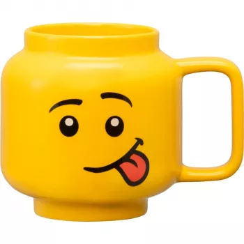 LEGO Caneca de cerâmica Silly, grande amarela
