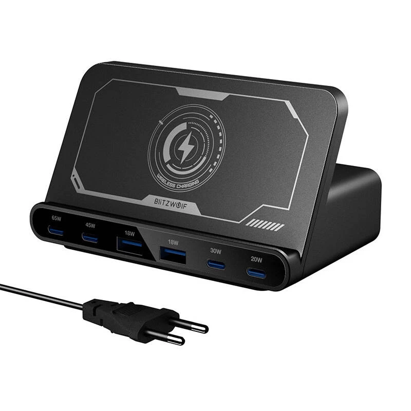 Carregador BlitzWolf BW-S27 160W, 2×USB-A, 4×USB-C