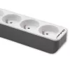 Extensão de energia Qoltec 50288 1,8 m 4 tomadas AC Interior Branco