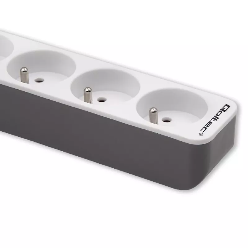 Extensão de energia Qoltec 50288 1,8 m 4 tomadas AC Interior Branco