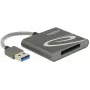 Leitor de cartões DeLOCK 91583 USB 3.2 Gen 1 cinzento