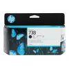 Cartucho de tinta HP 498N4A 738 preto compatível com impressoras HP, tinta de substituição preta