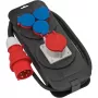 Brennenstuhl 1151600010 - Standard - plástico - preto - azul - vermelho - 4 tomadas AC - 2 m - 400 V