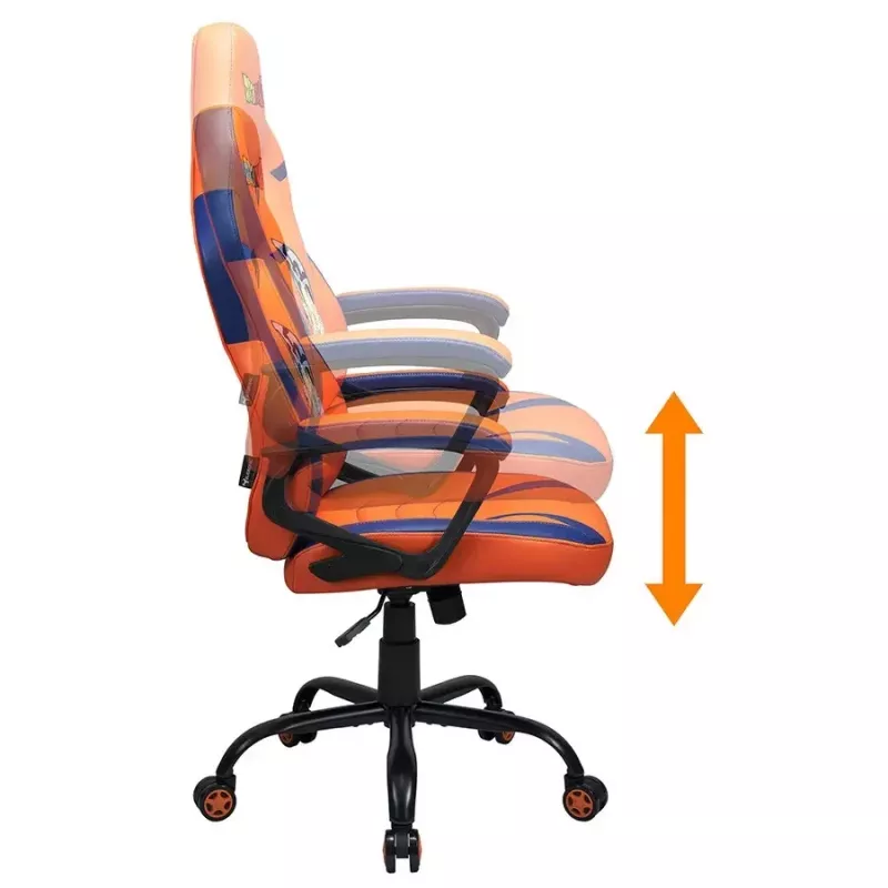 Cadeira de escritório Subsonic SA5573-D6 assento acolchoado laranja