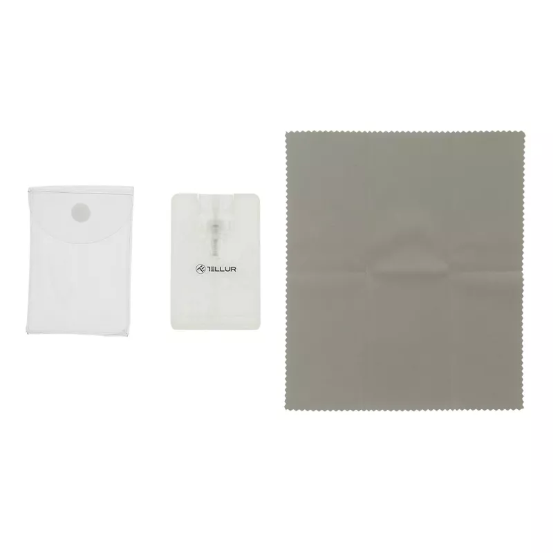 Conjunto de limpeza ótica de superfícies Tellur TLL491311 com pano de microfibra e escova