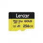 Memória flash Lexar 256 GB MicroSDXC UHS-II Professional GOLD