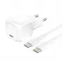 Carregador USB-C Belkin BOOSTCHARGE WCA009KQ1MWH-B6 20W PD PPS — adaptador de corrente compacto