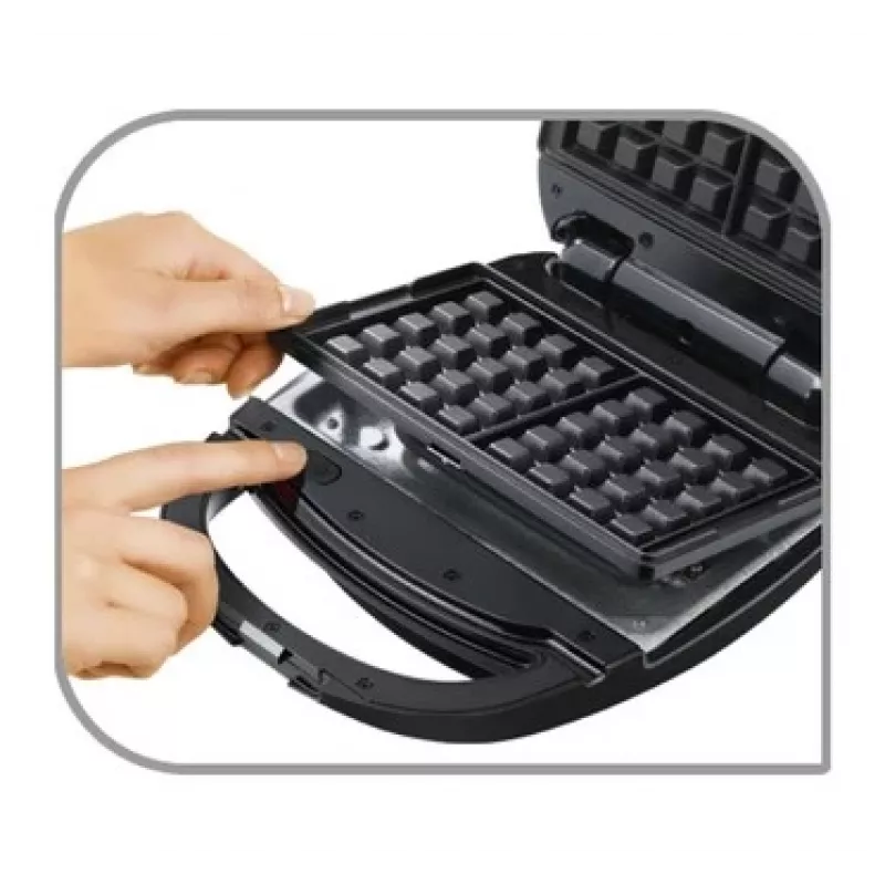 Tostadeira 3 em 1 Tefal SW342D38, preto/aço inoxidável