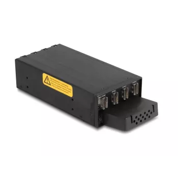 Gaveta para HDD DeLOCK 47126 compatível com rack metal 72 mm de largura