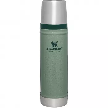 Garrafa térmica STANLEY The Legendary Classic 0,6 l verde – Garrafa isotérmica a vácuo, 600 ml