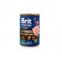 Comida húmida para cães Brit Premium by Nature Frango e Corações, 400 g, sem cereais, para cães adultos