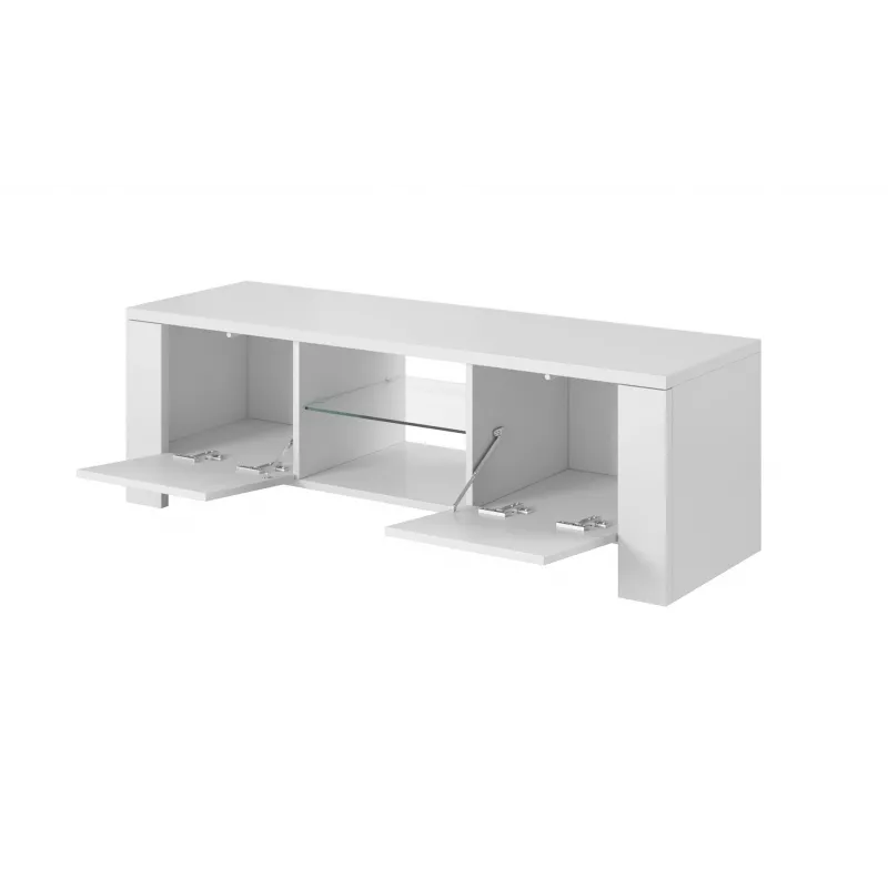 Suporte de TV para cama WEST 42/130/42 branco/branco brilhante