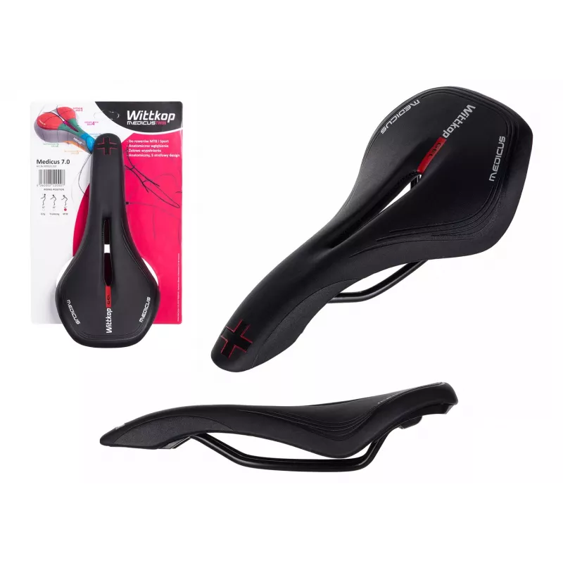 Sela de bicicleta Wittkop Medicus Twin 7.0