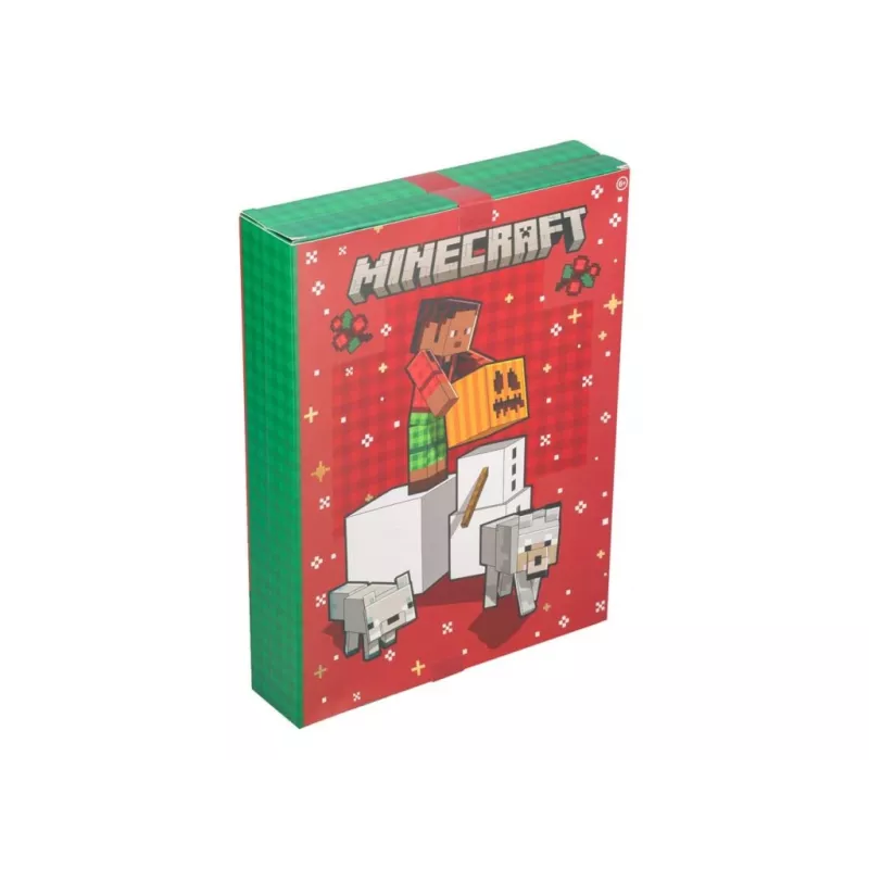 Calendário do Advento Paladone Minecraft Papelaria 24 dias – conjunto de papelaria com 24 artigos surpresa