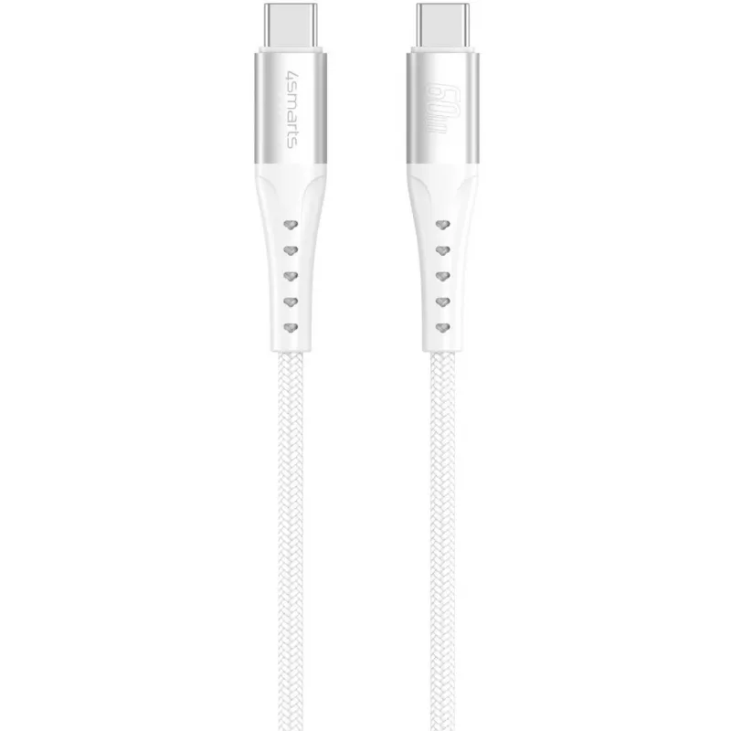 Cabo USB 4smarts 541452 1,5 m USB-C branco 0,48 Gbit/s