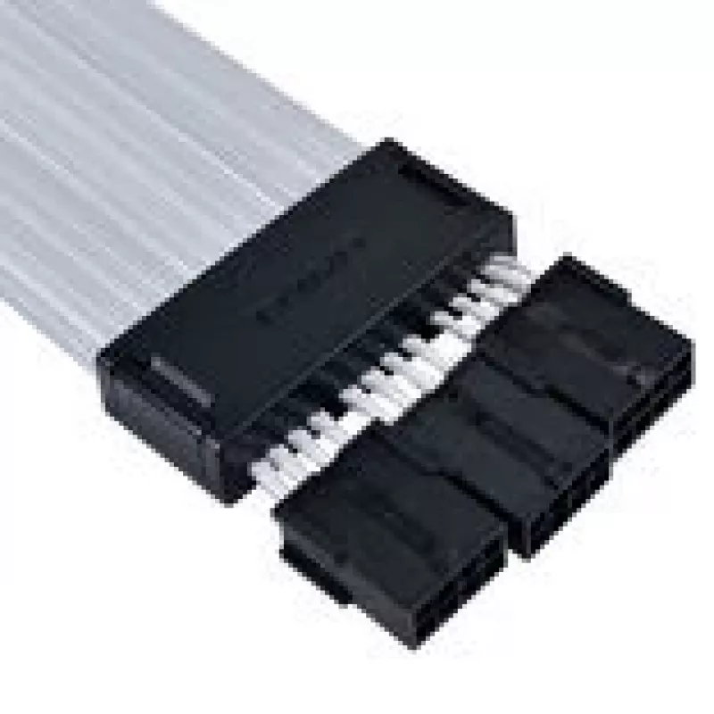 Cabo de alimentação GPU ARGB Lian Li Strimer Wireless GPU 3x 8 pinos PW12-1W — conector de alimentação GPU ARGB sem fios (3×8 pinos)