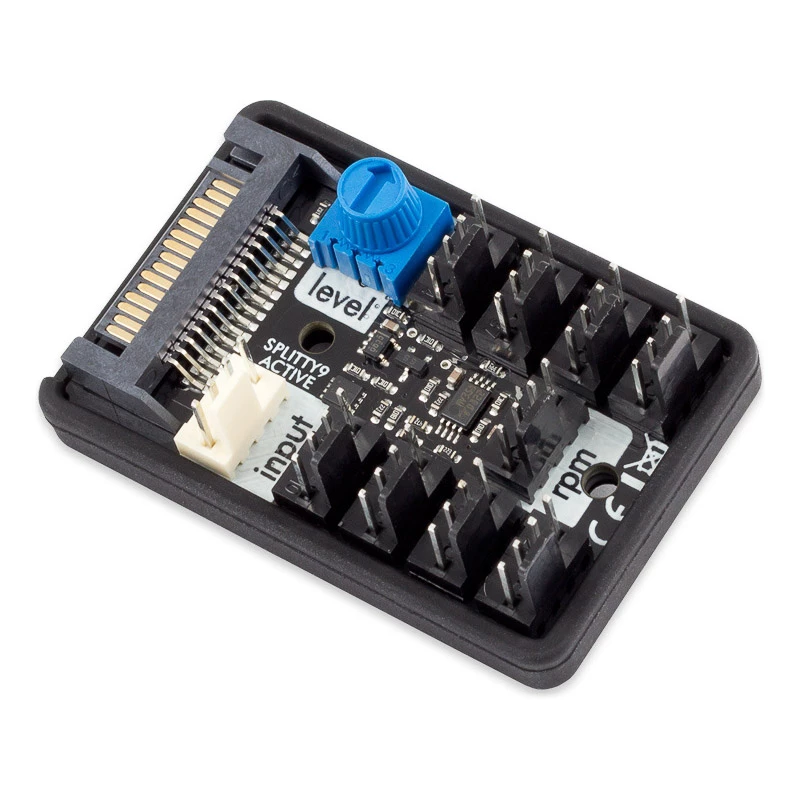Aqua Computer SPLITTY9 ACTIVE splitter ativo para até 9 ventoinhas PWM