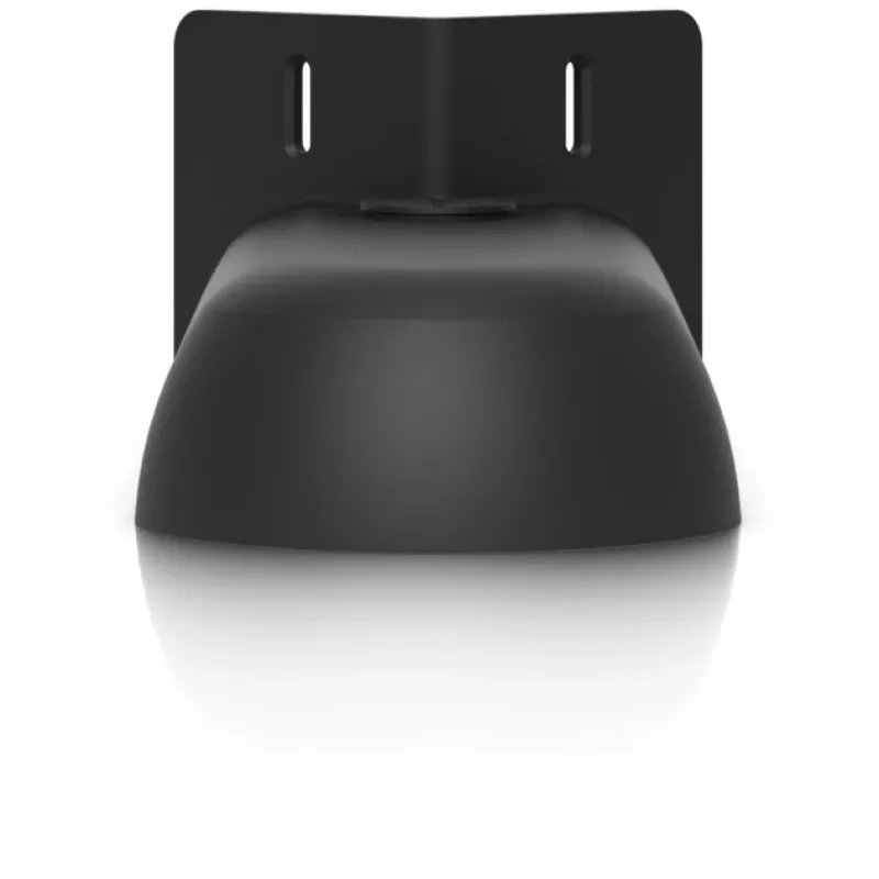 Acessório de montagem em braço Ubiquiti preto que fixa a G5 Turret Ultra a uma parede, canto OU mastro