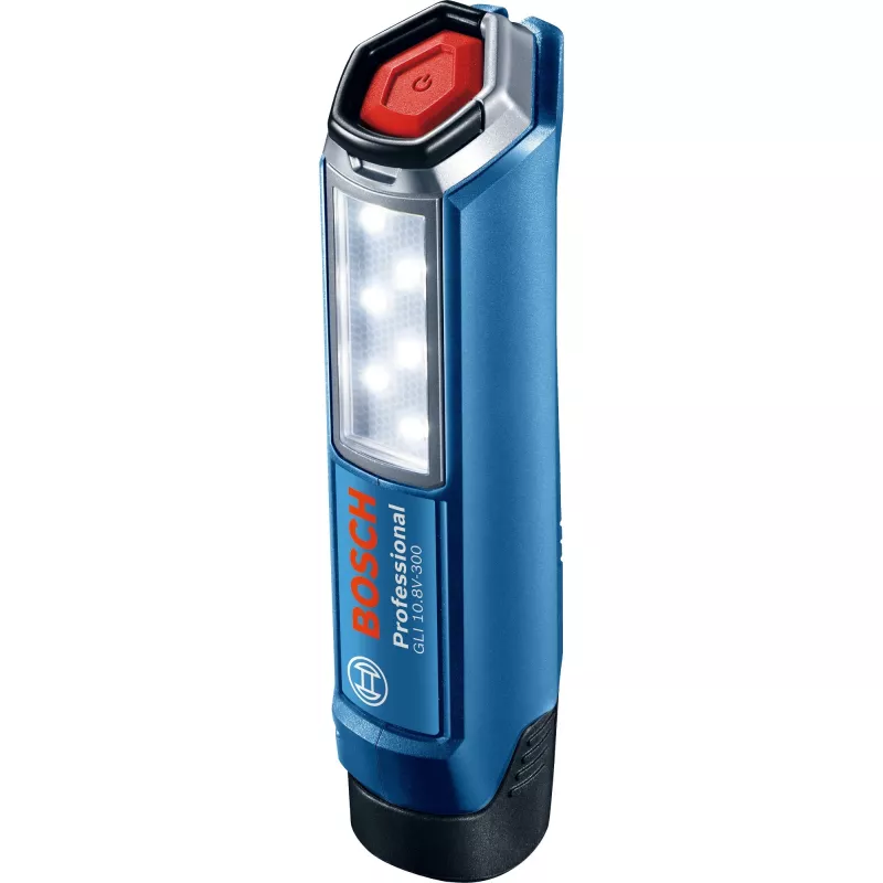 Bosch Professional GLI 12V-300 06014A1000 lâmpada de trabalho a bateria, 300 lm, azul (sem bateria e carregador)