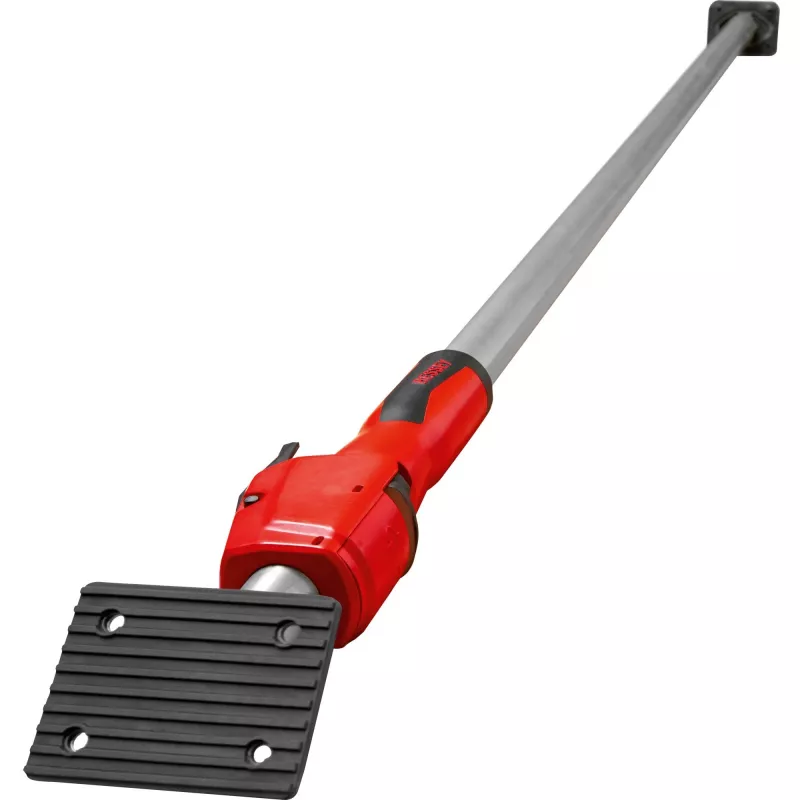 Escora para pladur Bessey STE300 com pé de tripé ajustável em altura, preto/vermelho/prateado