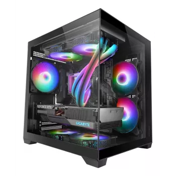 Mars Gaming MC-VIEW2 Mini Tower preto