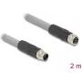 DeLOCK Cabo sensor/atuador 80539 2 m RST M12 cinzento
