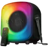 Altifalante SVEN PS-555, preto, potência de saída 65 W (RMS), TWS, Bluetooth, USB, microSD, telecomando, bateria de lítio