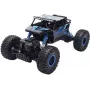 Amewi Conqueror azul 4WD 1:18 Rock Crawler. Tipo: veículo crawler, tipo de motor: motor elétrico, escala: 1:18. Comprimento: 24,6 cm, largura: 133 mm, altura: 155 mm. Tecnologia da bateria: níquel