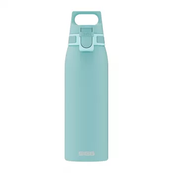 Garrafa de água Sigg 8992.50 1000 ml aço inoxidável, azul, 271×80 mm, 230 g