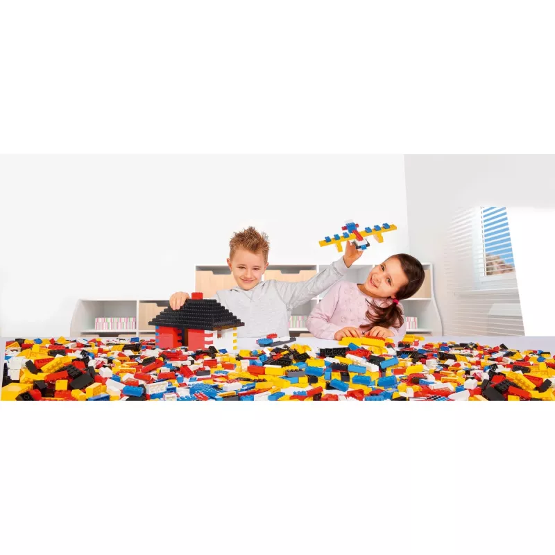 Blocos de construção Simba-Dickie 104114200 — 700 peças, várias cores, para crianças a partir dos 3 anos
