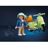 Conjunto de figuras Vespa 71621 1969 Vespa 150 Sprint Veloce, verde-claro