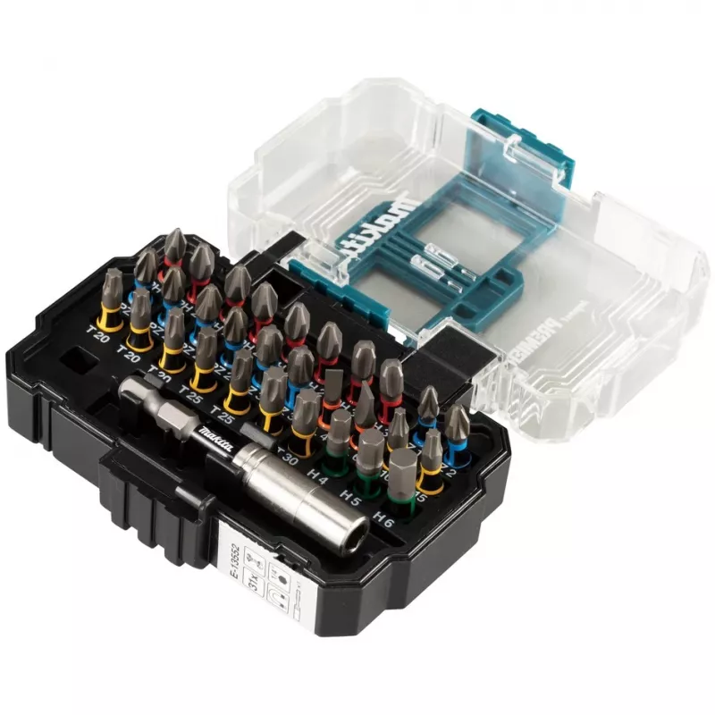 Makita Impact Premier Conjunto de bits de aparafusar, 31 peças (E-13552)